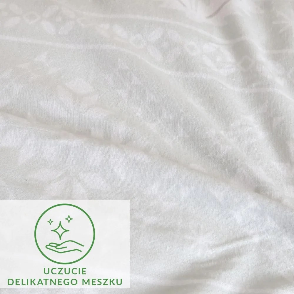 VIANOČNÉ FLANELOVÉ OBLIEČKY FLANELOVE 160X200 CM, 2KS 70X80 CM VZOROVANÉ