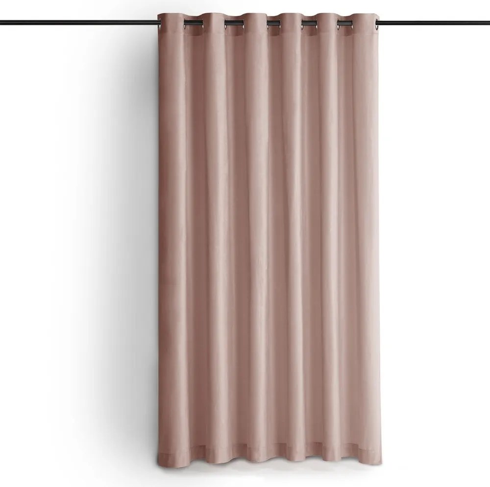 Svetloružový zamatový dimout záves 400x300 cm Velto – Filumi