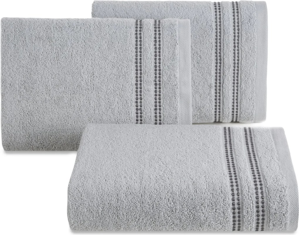 FROTÉ UTERÁK ALLY SADA 6KS 30X50 CM STRIEBORNÁ