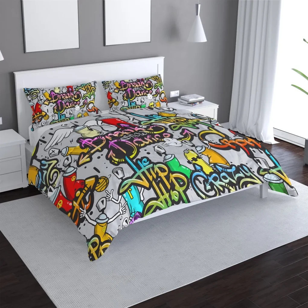 Sablio Obliečky Graffiti - 140x220 / 90x70