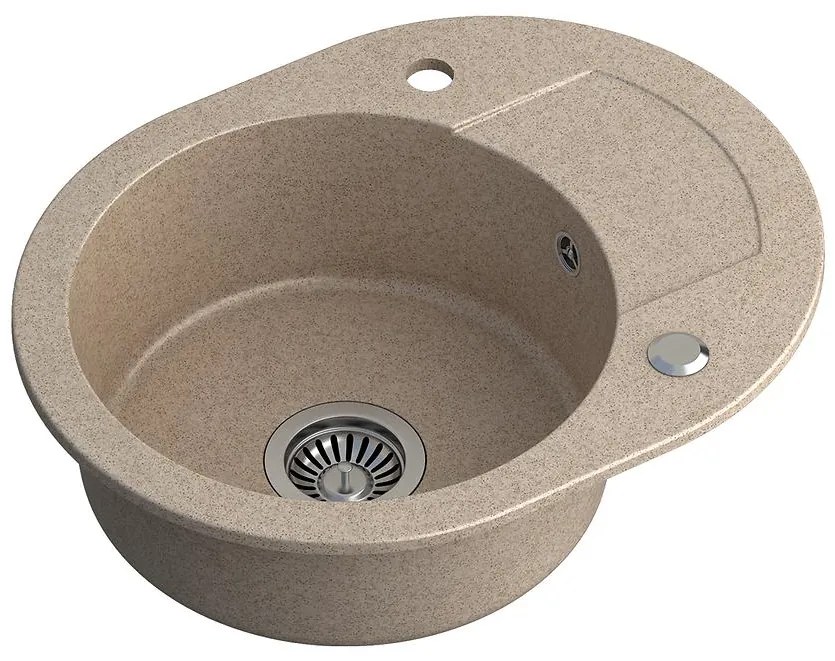 Drez Cuba 216 Steingran béžový 58x46x17.5 + sifón