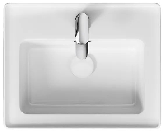 Cersanit - skrinka s umývadlom 50cm, biely lesk , Cersanit Crea, S924-002+K114-005