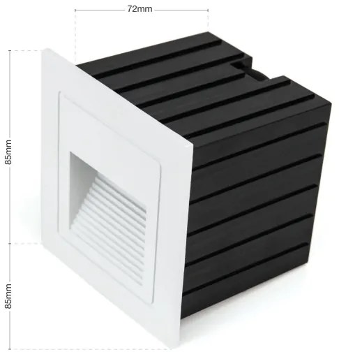 Orion AL 11-1217 - LED vestavné svietidlo LORO LED/2W/230V IP65 biele