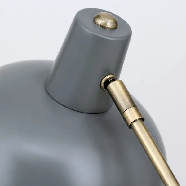 Orion - Stolná lampa FEDRA 1xE14/40W/230V sivá/mosadz