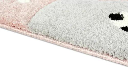 Koberce Breno Kusový koberec AMIGO 324/pink, ružová, viacfarebná,80 x 150 cm