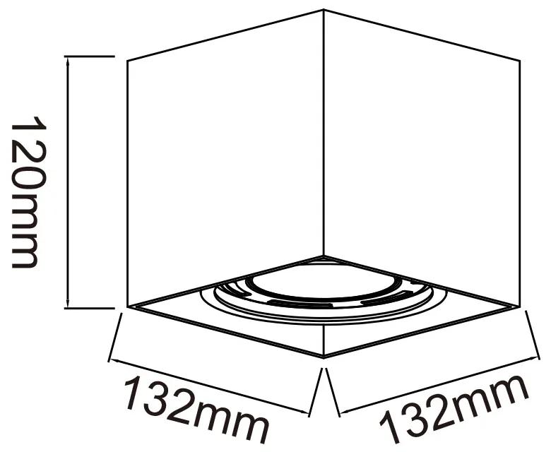 Orlicki design Minimalistické bodové svietidlo Cardi biela