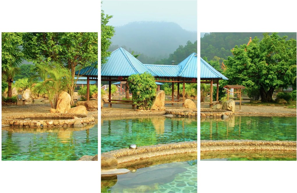 Obraz - Shanghai hotel park (90x60 cm)