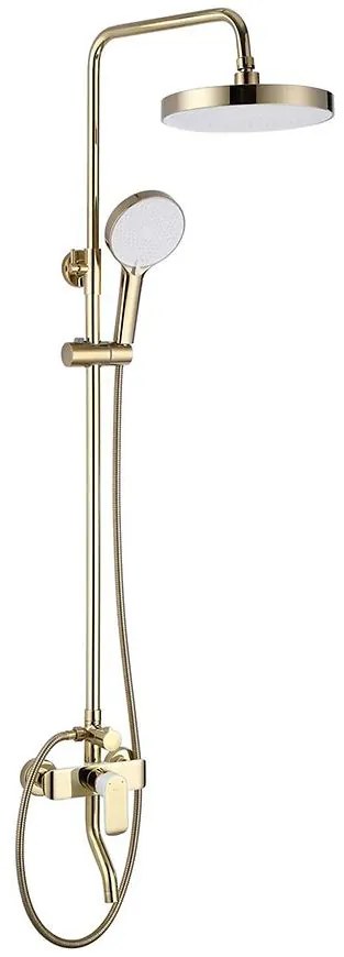 Sprchová súprava Rea Bloom biela/zlatá