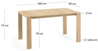 VICTOIRE záhradný jedálenský stôl 160 cm