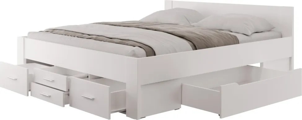 Postel Iwetta 180x200 cm, biela