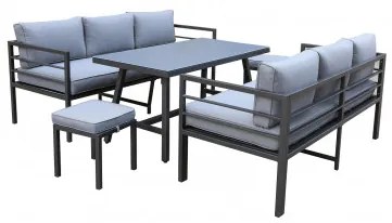 Doppler YORK SET - hliníkové záhradné sedenie
