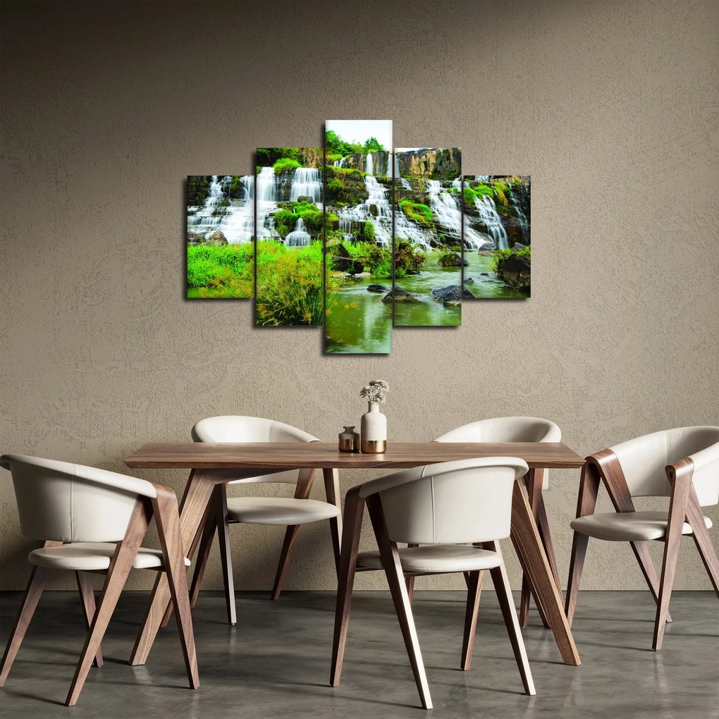 Obraz - vodopády (150x105 cm)