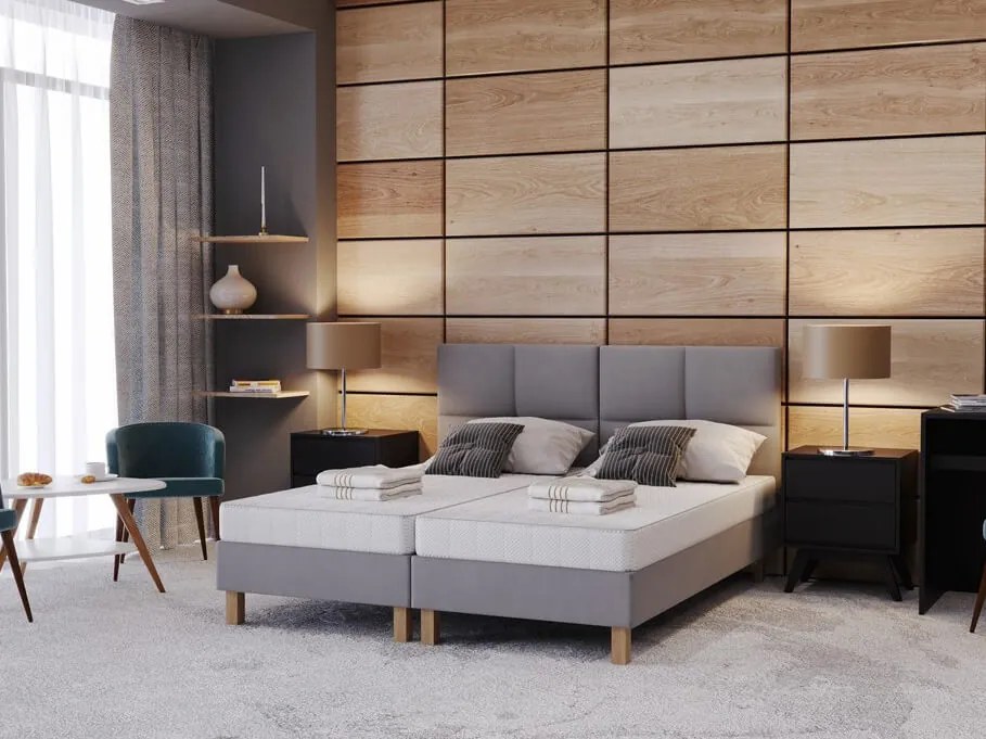 Jednolôžková čalúnená posteľ Ronda Rozmer: 200x90