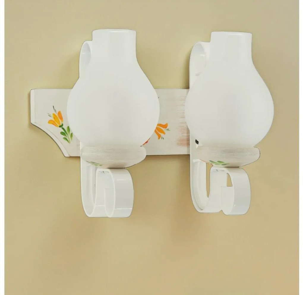 Brilagi - Nástenné svietidlo QUEEN 2xE14/40W/230V buk/krémová