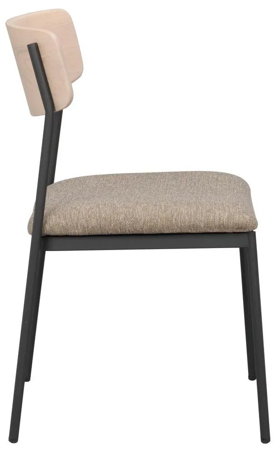 Jedálenská stolička v béžovo-prírodnej farbe v súprave 2 ks Maymont – Rowico