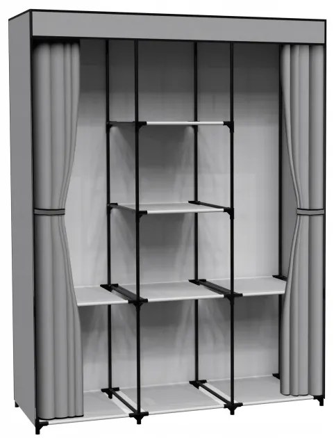 Šatníková skriňa SONIA antracitová