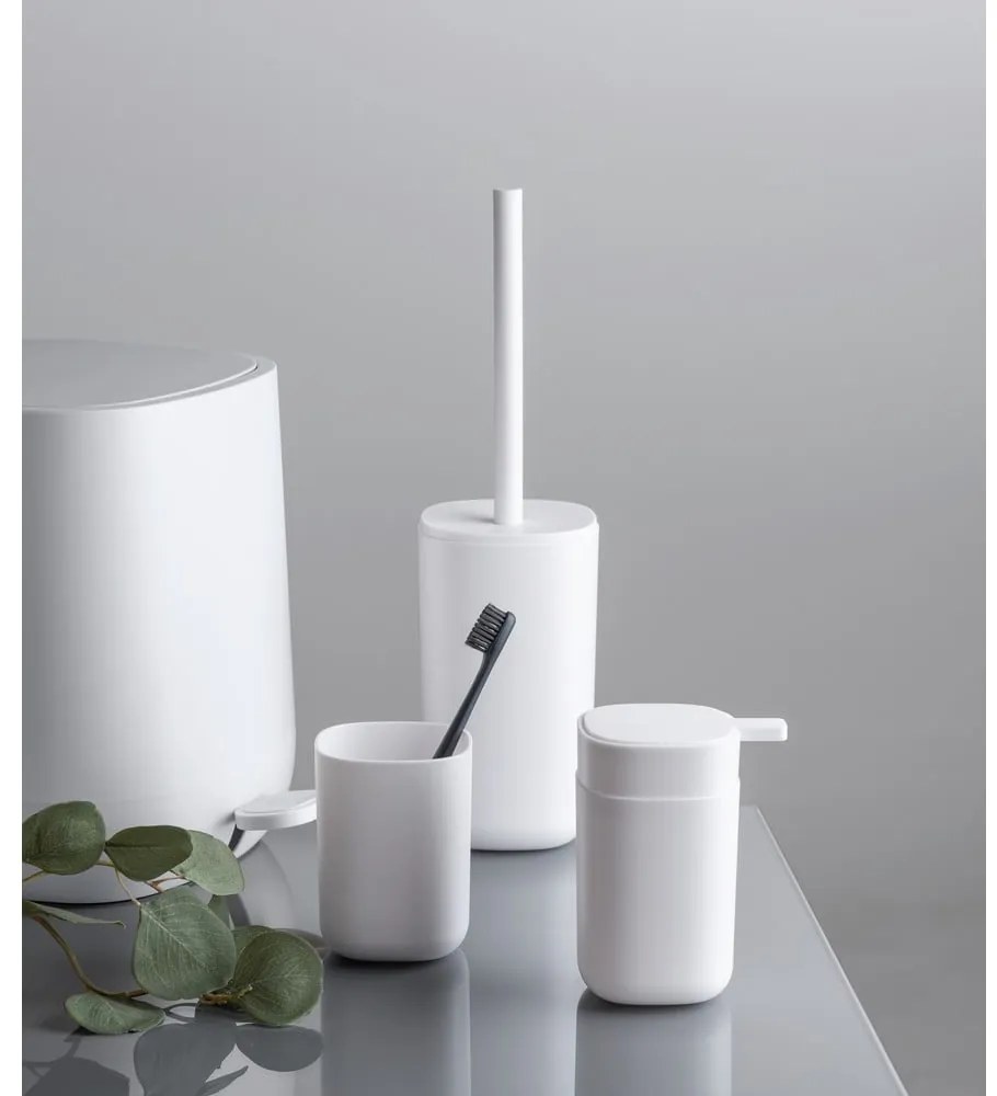 Biela toaletná kefa Wenko Davos