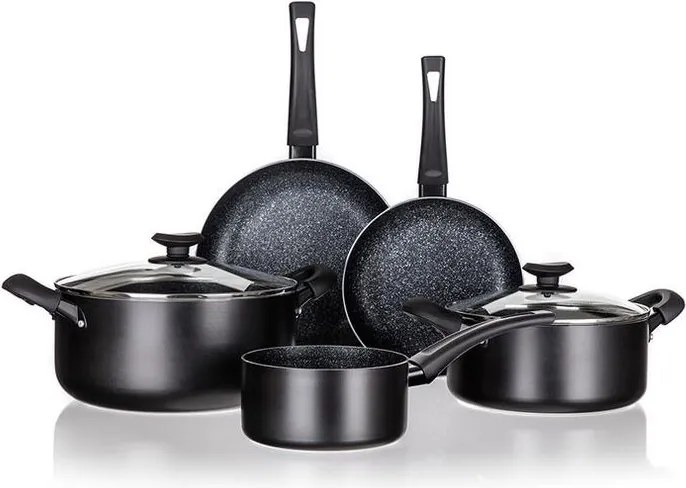 Sada riadu s nepriľnavým povrchom BLACK STONE 7 dielov