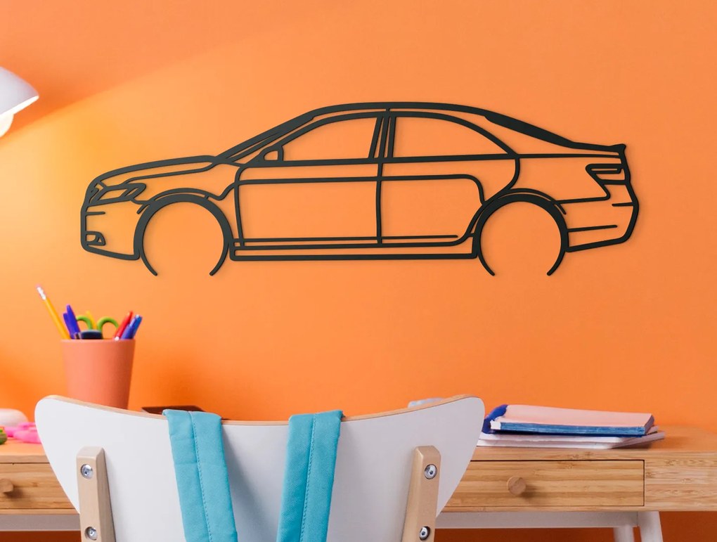 drevko Obraz na stenu Toyota Camry 07 Rozmer obrazu: 26,5 x 86 cm, Farba dekorácie: Čierna