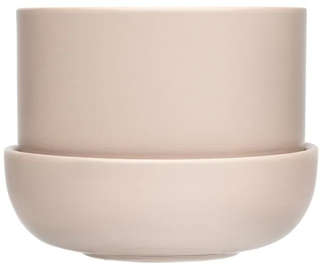 Kvetináč Nappula S, s podmiskou / béžový