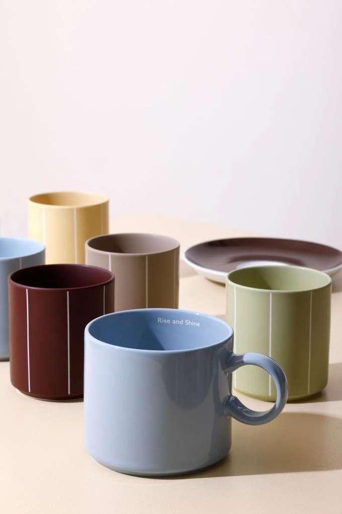 DESIGN LETTERS Porcelánový hrnek Nordic Pyjamas Pistachio 250 ml