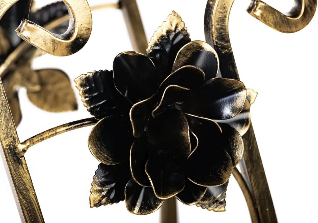 STOJAN NA KVETINÁČ FALA 100X70X30 CM ZLATÁ