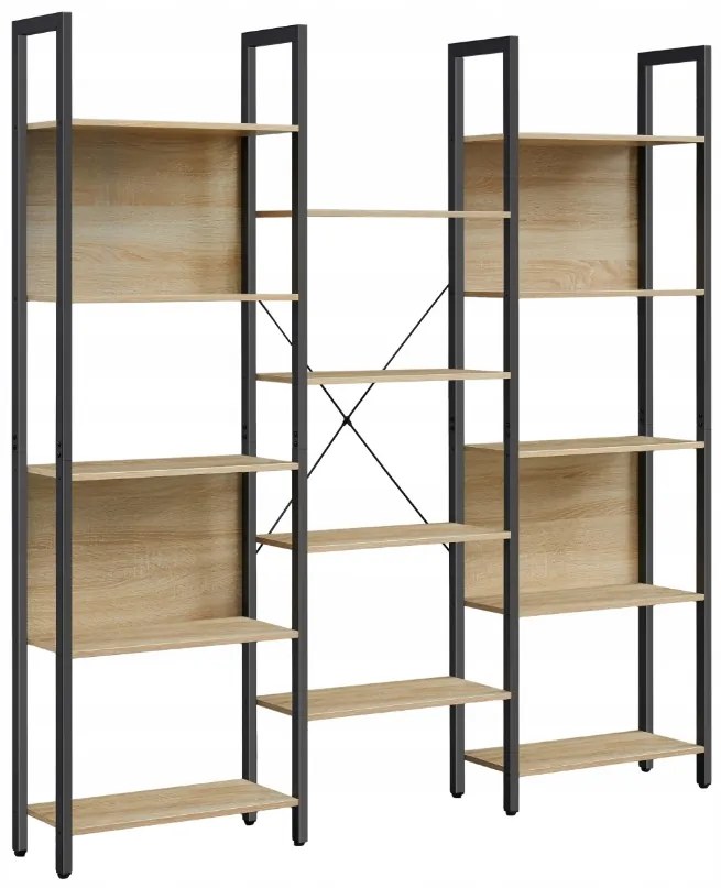 Knižnica TAYLOR SONOMA 14 políc, 166x158 cm