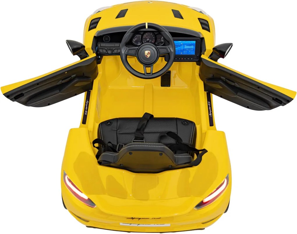Ramiz Vozidlo Porsche Spyder RS 718 Žltá MP4