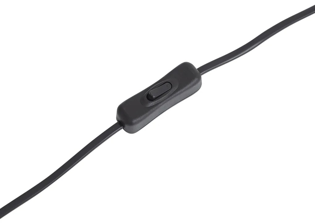 Moderná stolná lampa čierna - Thijmen