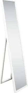 Stojacie zrkadlo Esra 30x150 cm, biele%