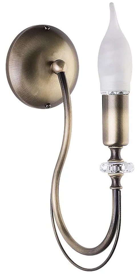 Jupiter 1635 - Nástenné svietidlo MELANI 1xE14/40W/230V mosadz patina