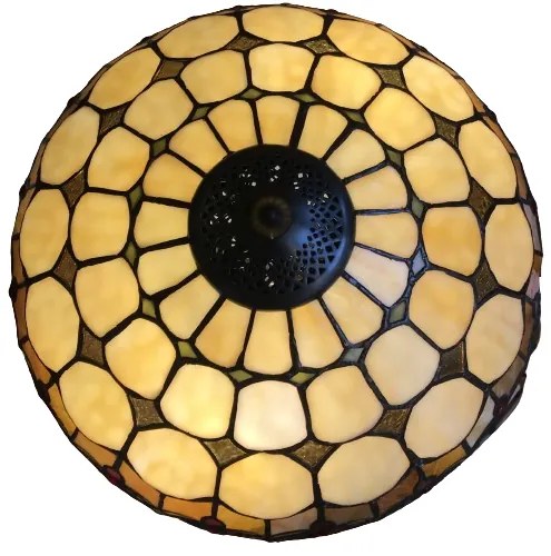 Tiffany lampa do obývačky kolekcia AGENA alloy Ø50*72