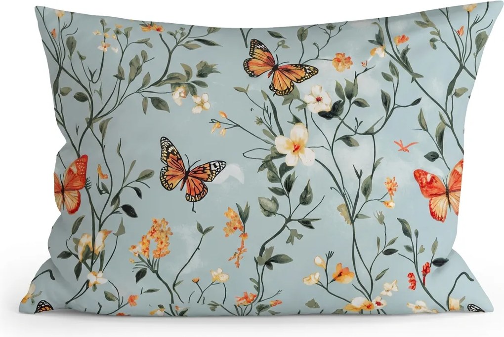 Obliečka na vankúš z mikrovlákna MONARCH WINGS 70x90 cm, svetlomodrá