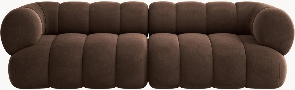 Zamatová pohovka Koge (3-miestna), Š 240 cm