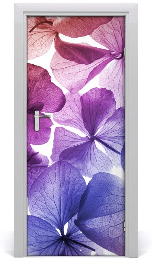 Fototapeta na dvere fialové kvety 75x205 cm