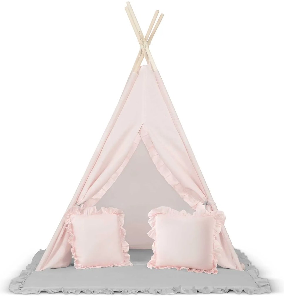 Detský stan típí Nukido NK-406 - svetloružový