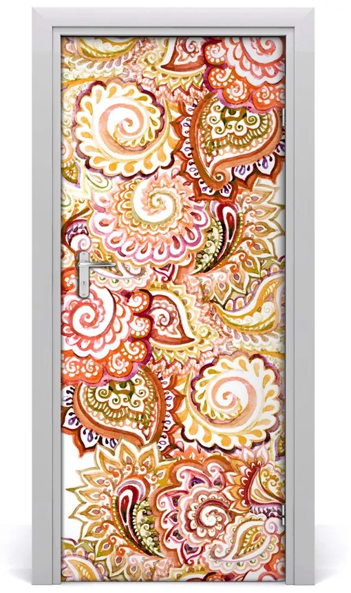 Samolepiace fototapety na dvere ornamenty 75x205 cm