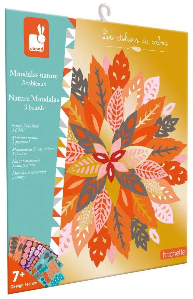 Janod Atelier Mini Kreatívna sada Mandala Jesenná príroda od 7 rokov
