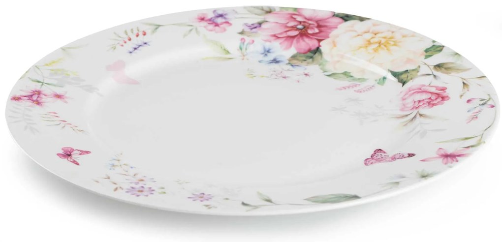 Porcelánový tanier Delicate Flowers, (fi) 27 cm, kvety
