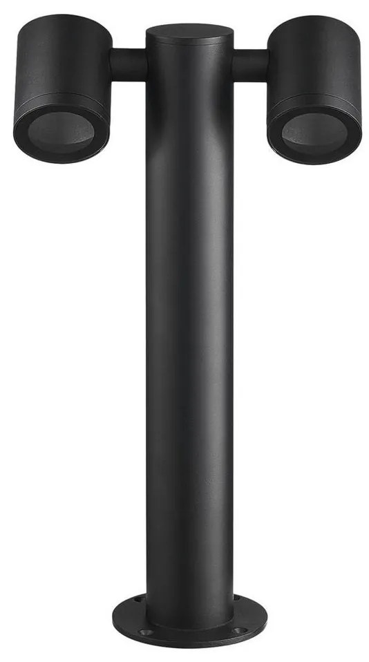 Vonkajšia lampa KETTO 2xGU10/60W/230V IP44 čierna