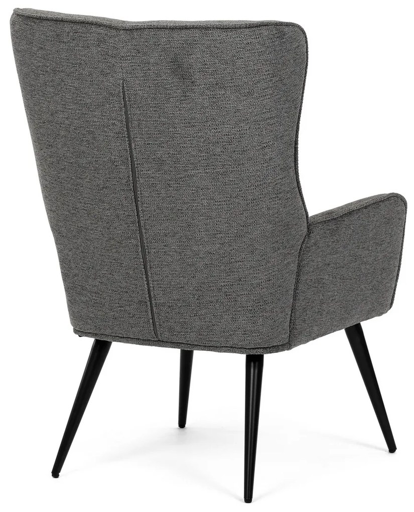 Relaxačné kreslo 315 GREY2, tmavošedé