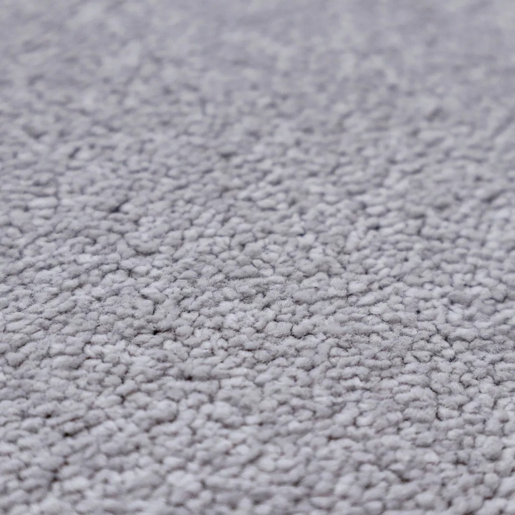 Metrážny koberec Royal Lux 90, na mieru, šíře 4m, šedá, fusion back, detská izba, AladinWorld Expres