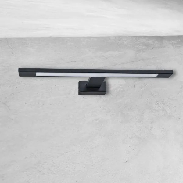 LED Kúpeľňové nástenné svietidlo SHINE LED/7W/230V 40 cm IP44 čierne