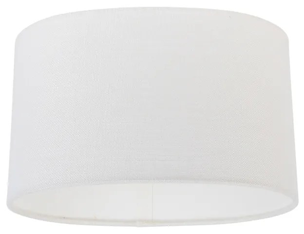 Oválny tienidlo z ľanu biele 25/16/15