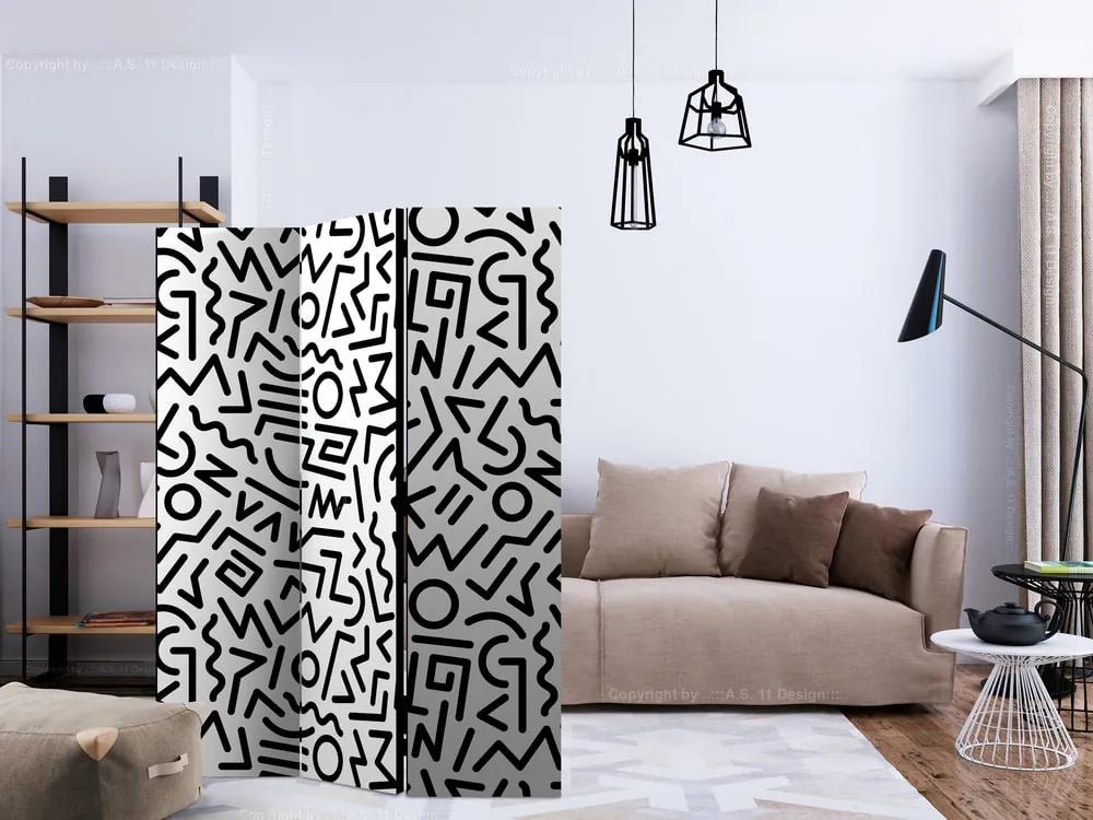 Paraván - Čierno-biele bludisko, Black and White Maze