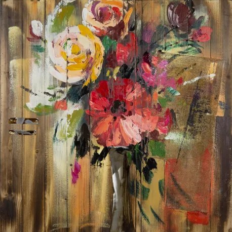 Obraz maľovaný Olej na dreve 80x80 ZH56579W