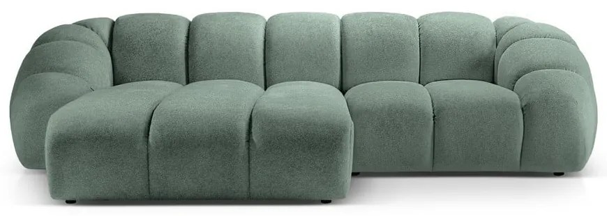 Svetlozelená rohová pohovka (ľavý roh) Diana – Micadoni