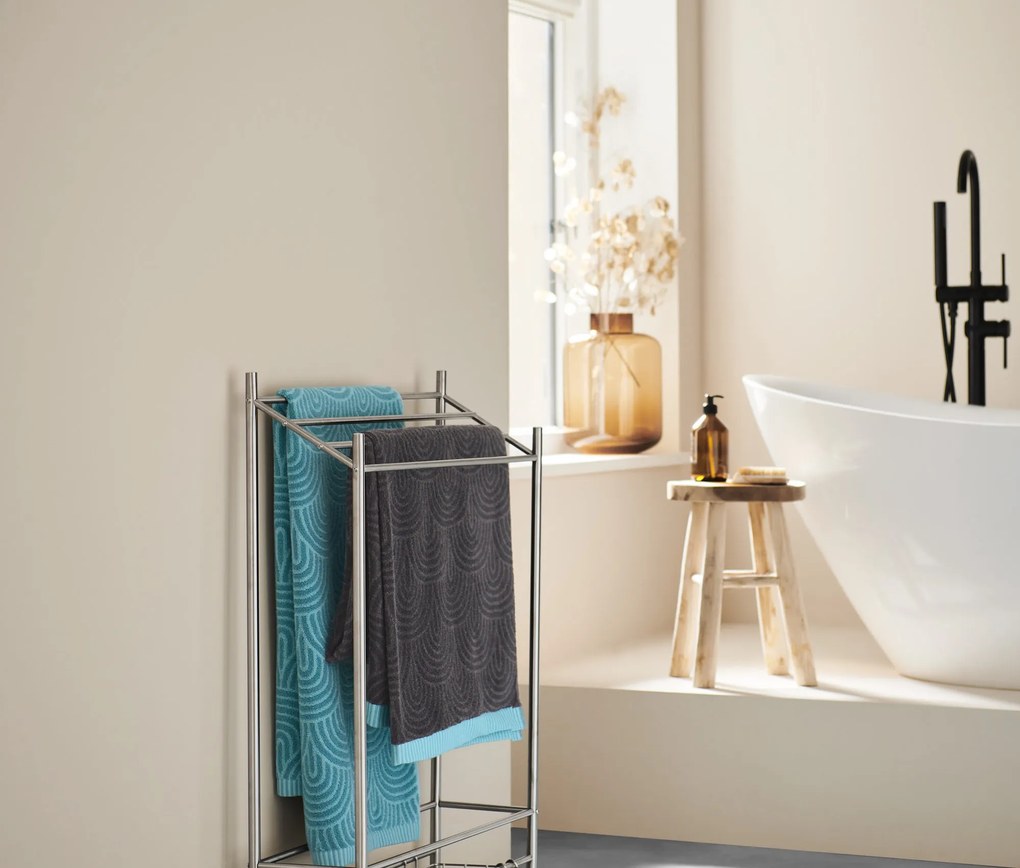 Wellness predložka do kúpeľne, cca 70 x 120 cm, akvamarínová