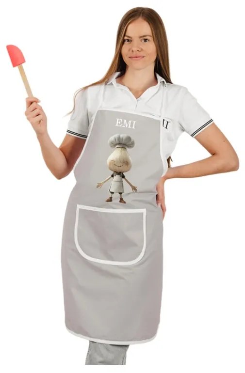 Kuchynská zástera Garlico EMI, čierna