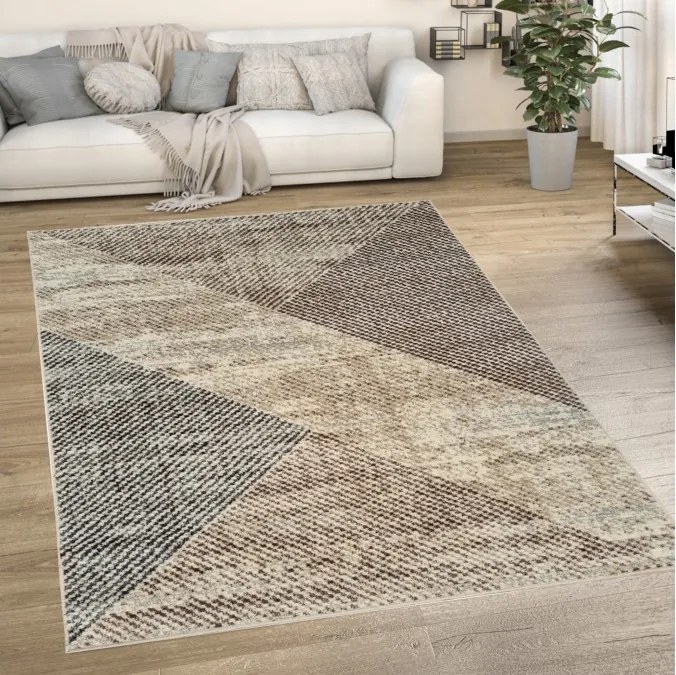 DC Koberec Safir 324 béžová sivá Rozmer: 60×100 cm